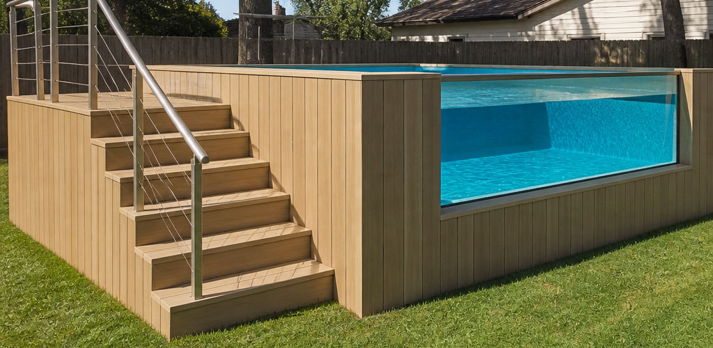WPC Decking Ground Pool