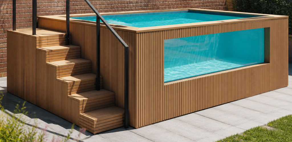 Longxuan WPC Decking Ground Pool